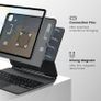 PITAKA iPad Pro 11inch Case 4th/3rd Generation 2022/2021, Magic Keyboard Compatible Slim Magnetic Case, Aramid Fibre Made, with Carbon Fibre Look[MagEZ Case 2]Fits MagEZ Stand and MagEZ Folio, Black Image 8