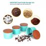 Brand New HASAYAKI Storage Jars, Set of 3 Stackable Ceramic Canisters 220 ml x3 Image 2