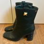 Una Healy Green Leather heeled boots 6 Image 5