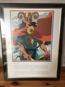 Manannan - Ancient Irish Sea God - Brand New Framed Picture