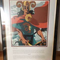 Manannan - Ancient Irish Sea God - Brand New Framed Picture