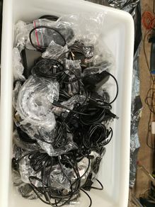 DC power supplies, serial data cables and printer usb'