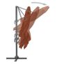 Cantilever Umbrella with Aluminium Pole Terracotta 400x300 cm Image 6