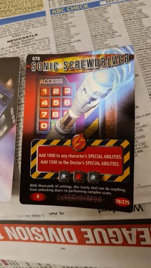 Dr Who Battles In Time Cards X 16.. In Good Condition.