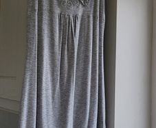 Italian Grey Two piece sleeveless dress and shrug