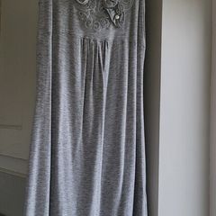 Italian Grey Two piece sleeveless dress and shrug