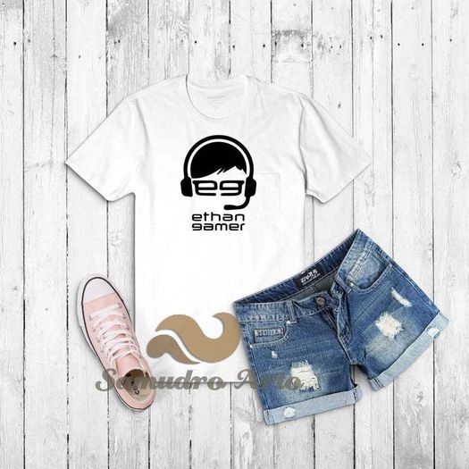 Ethan Gamer TV Kids Adult Shirt EGTV Youtuber Gaming Youth Children Boys Girls Birthday Top Christmas Gift Roblox Gamer Birthday Present