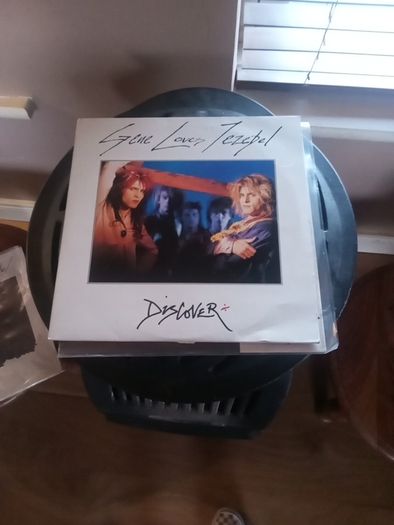 gene loves jezebel 3 x vinyl lps water damage to first lp cover