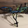 4-8 Years Kids Bike - 18 Inch Glitch Bike Metallic Blue + Training Wheels Image 3