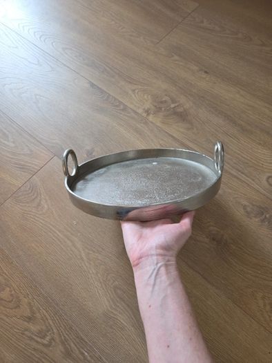 silver tray