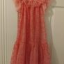 Pale pink net Girls dress age 6-7 Image 9