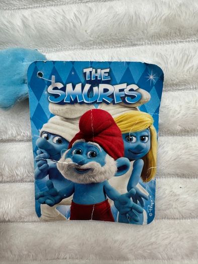 Gutsy Scottish Smurf Approx. 10" Plush Stuffed Animal 2013 Peyo Dirty Please look at the pictures