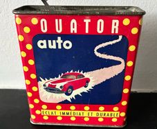 Vintage Auto Advertising Tin