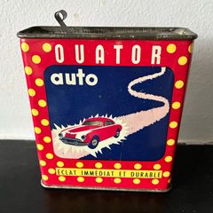 Vintage Auto Advertising Tin