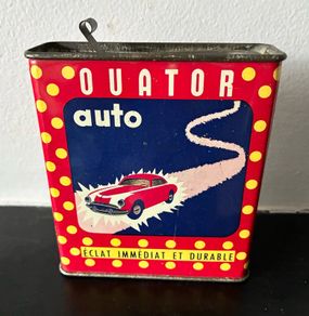 Vintage Auto Advertising Tin