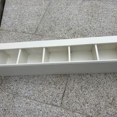Solid wood wall shelf