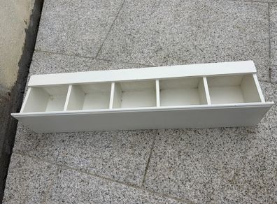Solid wood wall shelf