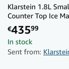 Brand New Ice Machine
