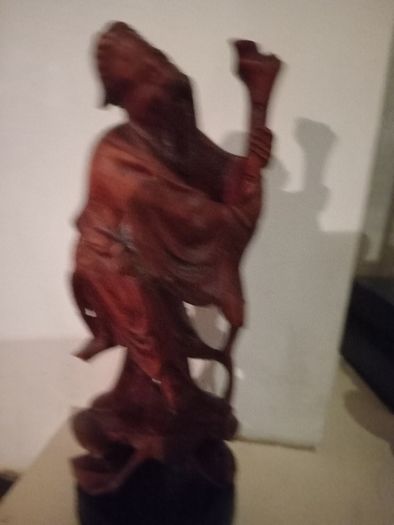 Antique Chinese Rosewood Sculpture