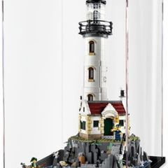 Lego Motorized Lighthouse Display Case