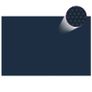 Floating PE Solar Pool Film 600x400 cm Black and Blue Image 4