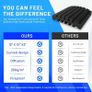 12 Pack Sound Proofing Panels, 3" X 12" X 12" Acoustic Wall Panels, Curved Soundproof Foam Panels, Sound Absorbing Wall Panels with Double Sided Tape, High Density Acoustic Panels for Studio Home Image 5