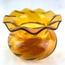Vintage Amber glass bowl Image 2