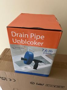 Drain Pipe Unblocker 7.6m x 6 mm diameter