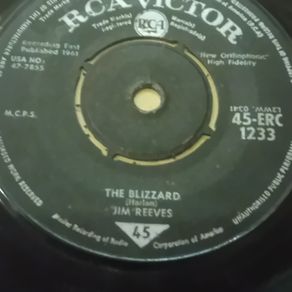 Jim Reeves Vinyl Single Irish Pressing