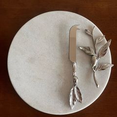 Marble Cheeseboard With Knife