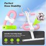 Ab Machine, Abs Workout Equipment, Adjustable Ab Trainer Machine for Abs Workout at Home Gym, Foldable, Knee Protection Image 4