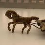 Mid Century Brass Horse & Cart Ornament Image 5