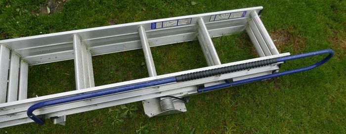 Sliding Loft Ladder with handrail