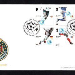 2006 Great Britain World Cup Football Championship Commemorative Stamps First Day Cover (FDC)