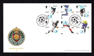 2006 Great Britain World Cup Football Championship Commemorative Stamps First Day Cover (FDC)