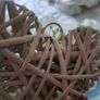 13 x Wicker Hear Decoartions Image 6