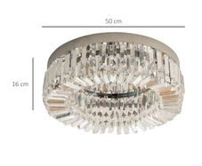 crystal ceiling light