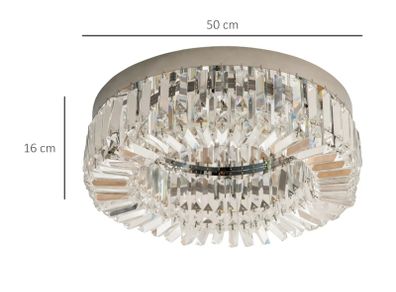 crystal ceiling light
