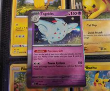 Togekiss !  Miscut Error ! Off Centre ! from Obsidian Flames Set ! 2023 ! Error Pokemon Card !