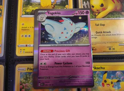 Togekiss !  Miscut Error ! Off Centre ! from Obsidian Flames Set ! 2023 ! Error Pokemon Card !