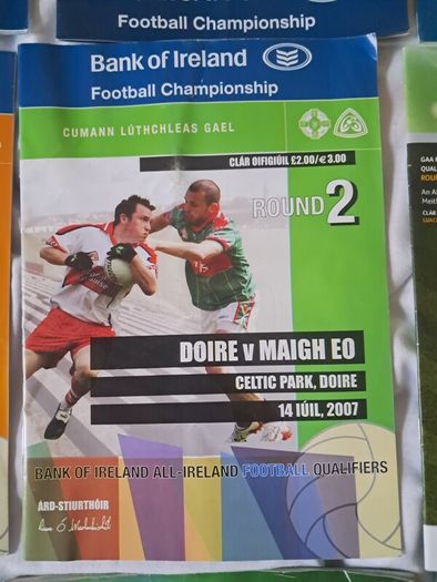 GAA Football Qualifier Programmes Bundle