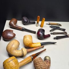 Vintage Smoking Pipes Job Lot For Restoration Display