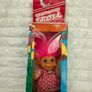 Vintage Troll Doll Polka Dot Dress Pink Hair approx. 10 cm. Please see photos Image 7