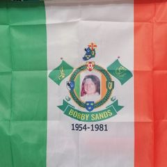 Bobby Sands Irish Republican Hunger Striker Flag 3ft X 2ft.