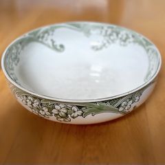 Large Antique Royal Doulton Hydrangea Bowl/Wash Bowl - 15" Diameter (1901-1922)