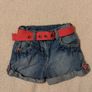 Adams Girl Denim Shorts + Free Belt Image 2