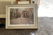 large picture with silver frame