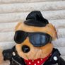 Vintage PMS Biker Mates Bear Playmates Soft approx. 28 cm. Damaged Plush Please see photos Image 3