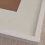 Large white real-wood frame Image 2