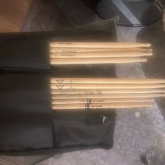 Drum bag and drum sticks